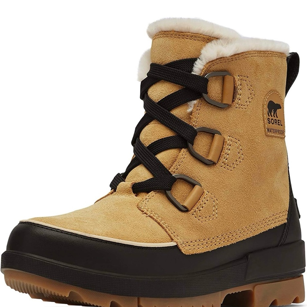 Sorel Women’s Tan and Black Rain & Snow Boots